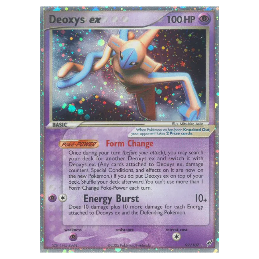 Deoxys ex #97 Deoxys Holo (GOOD+)