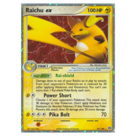 Raichu ex #97 Emerald (EXC+)