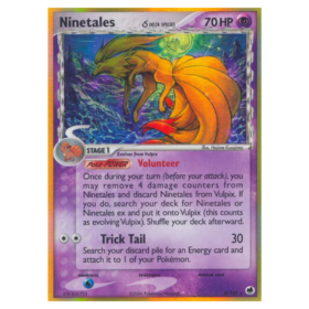 Ninetales δ #8 Dragon Frontiers Holo (LP-)