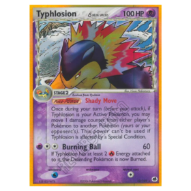 Typhlosion δ #12 Dragon Frontiers Reverse Holo (GOOD+)