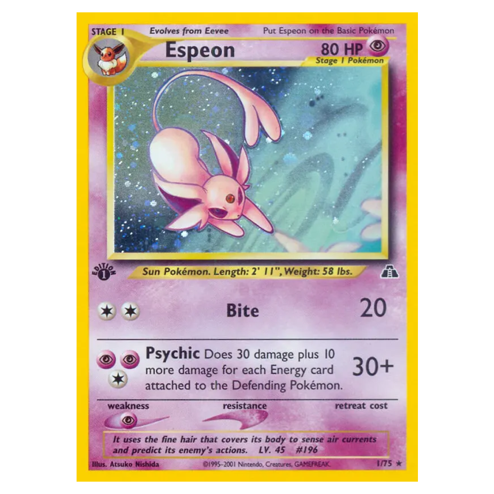 Espeon #1 Neo Discovery (GOOD-)