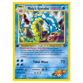 Misty's Gyarados #13 Gym Challenge Holo (HP)