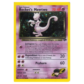 Rocket's Mewtwo #14 Gym Challenge Holo (PL)