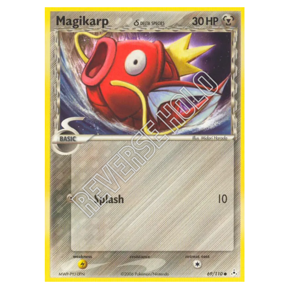 Magikarp δ #69 Holon Phantoms Reverse Holo (PL)