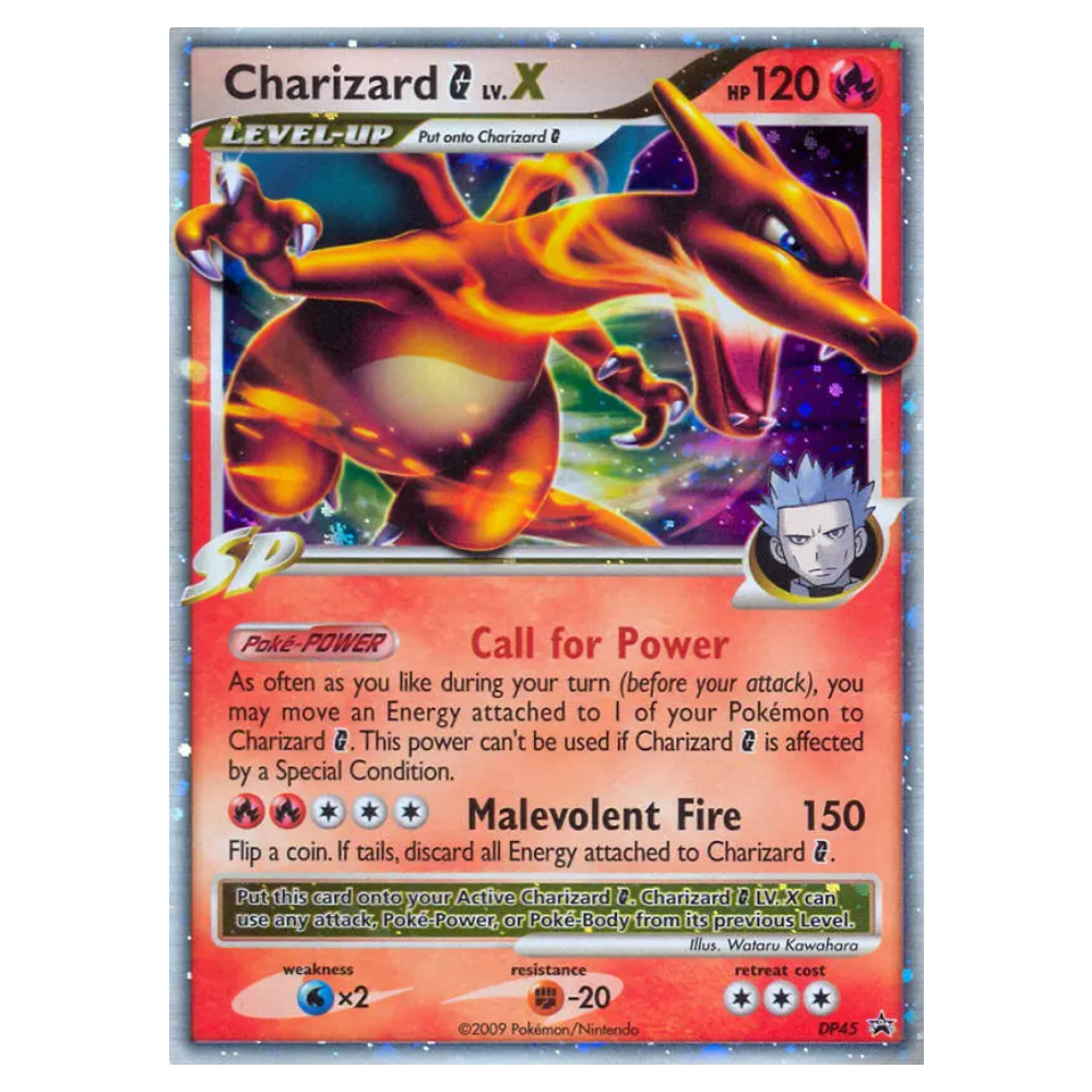 Charizard G LV.X #DP45 DP Black Star Promos Holo (HP)