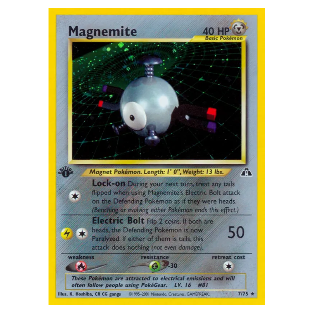 Magnemite #7 Neo Discovery 1st Edition (PL)
