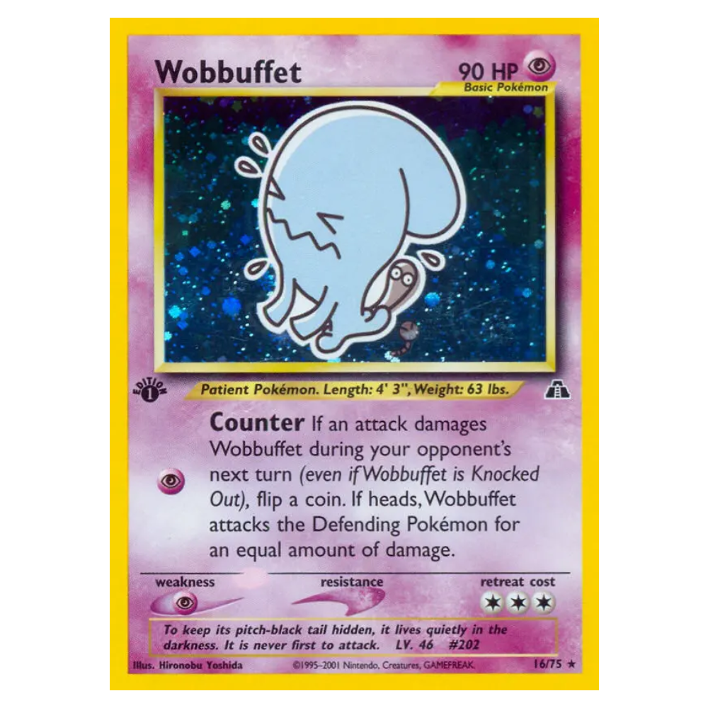 Wobbuffet #16 Neo Discovery Holo (GOOD)