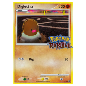 Diglett #11 Pokémon Rumble Holo (LP)