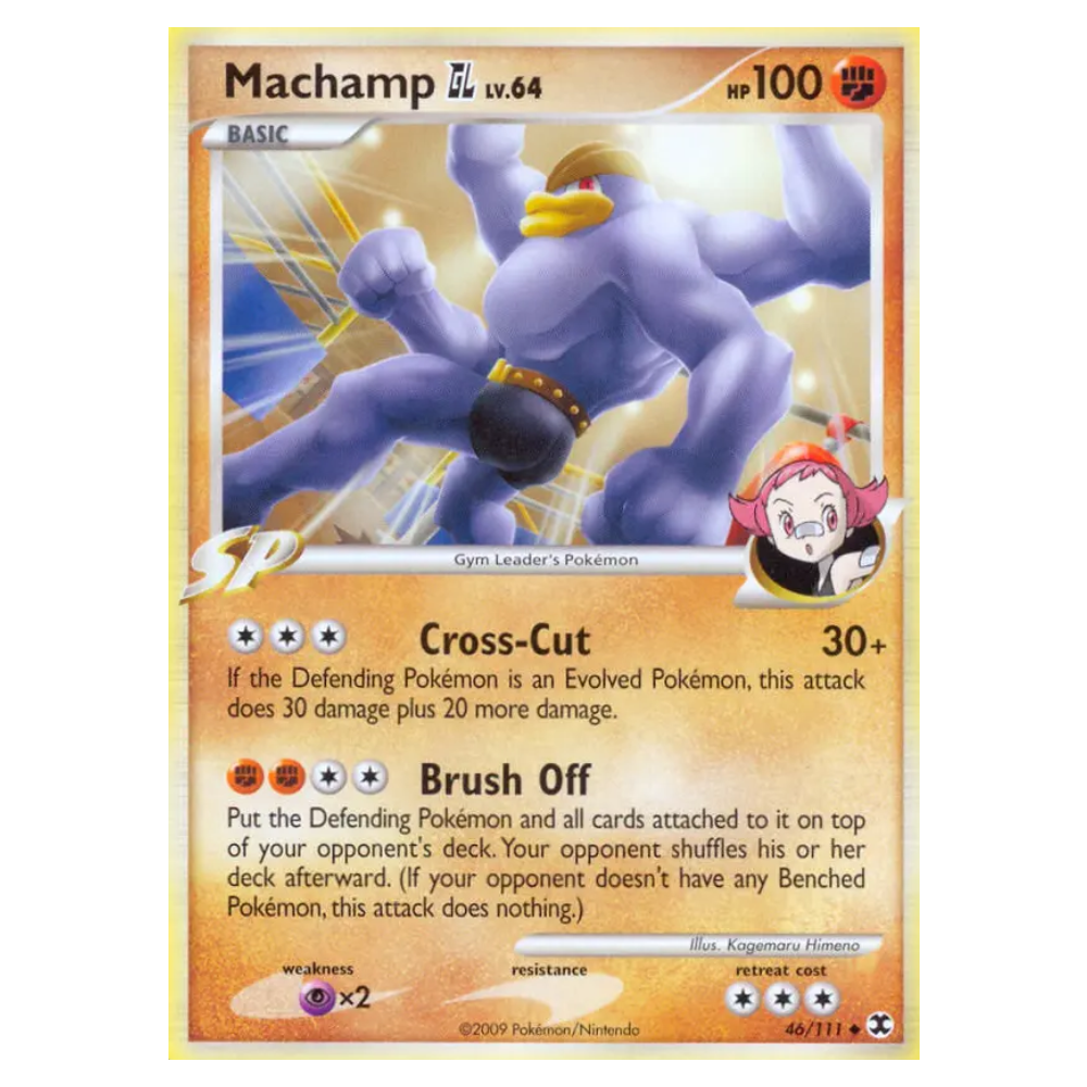 Machamp GL #46 Rising Rivals Reverse Holo (NM)
