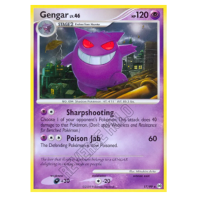 Gengar #17 Arceus Reverse Holo (GOOD)
