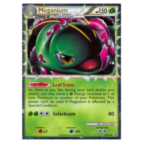 Meganium #HGSS08 HGSS Black Star Promos Holo (GOOD)