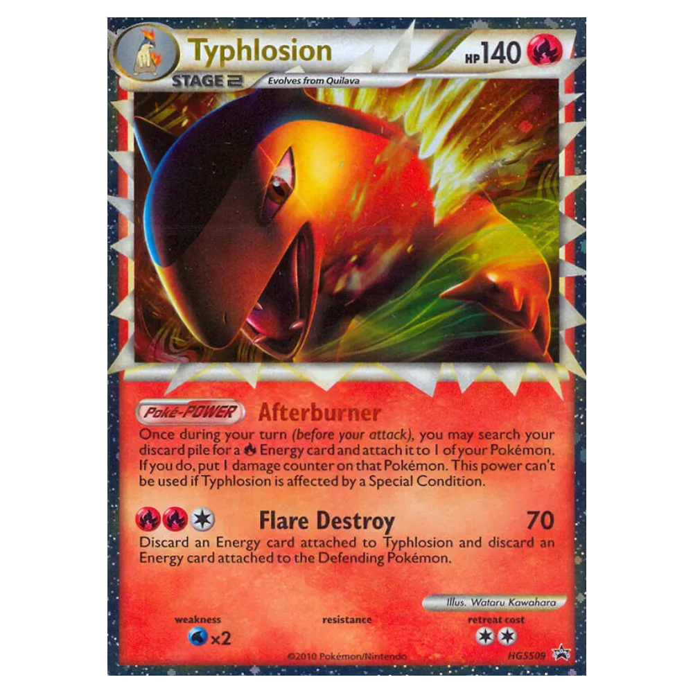 Typhlosion #HGSS09 HGSS Black Star Promos (LP)