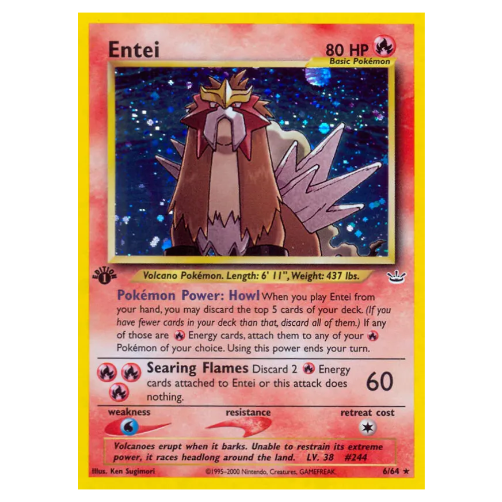 Entei #6 Neo Revelation Holo (PL+)