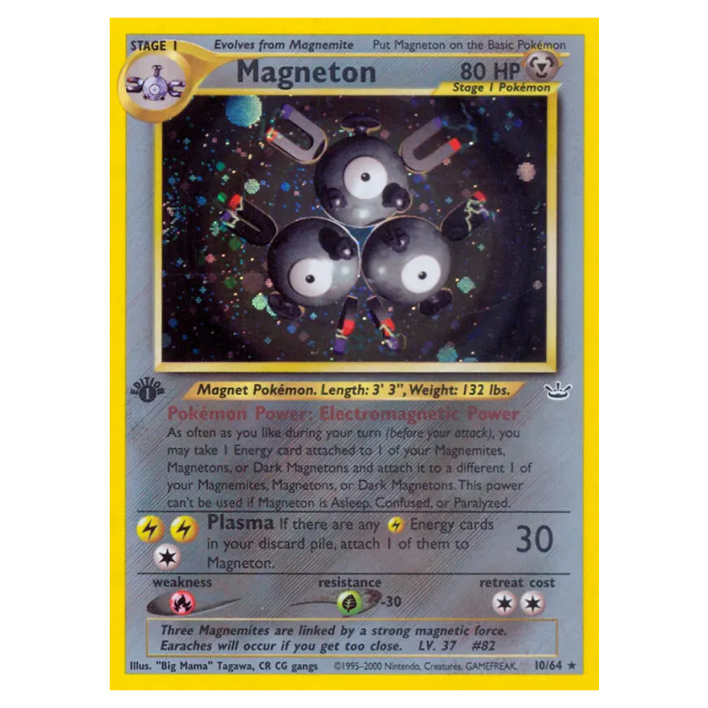 Magneton #10 Neo Revelation Holo (GOOD)