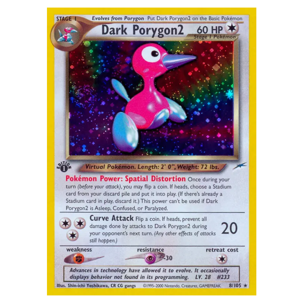 Dark Porygon2 #8 Neo Destiny Holo (LP)