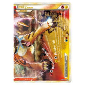 Entei & Raikou LEGEND #91 HS - Unleashed Holo (LP)