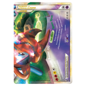 Rayquaza & Deoxys LEGEND #90 HS - Undaunted Holo (GOOD)