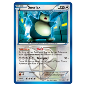 Snorlax #101 Plasma Storm (NM-)