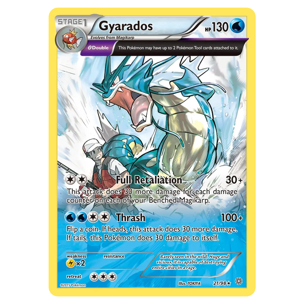 Gyarados #21 Ancient Origins Holo (EXC)