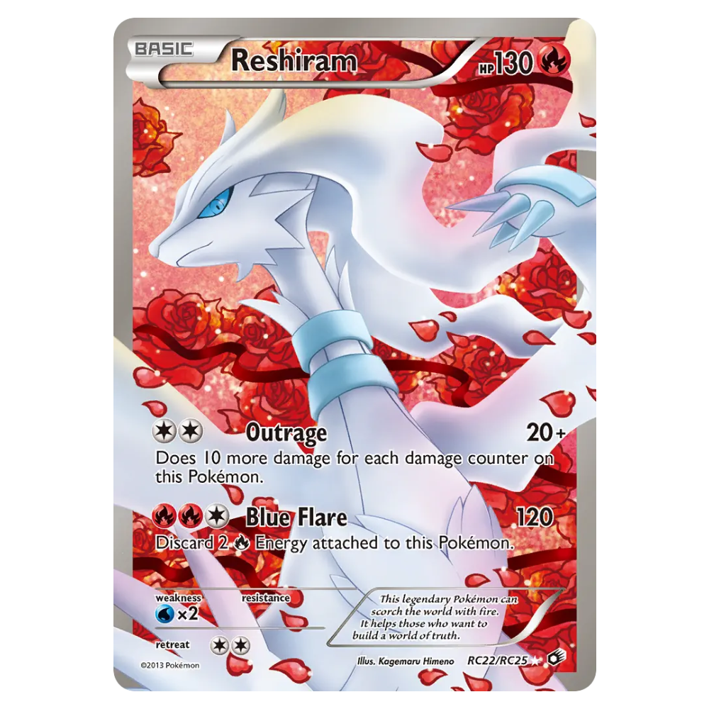 Reshiram #RC22 Legendary Treasures (LP+)
