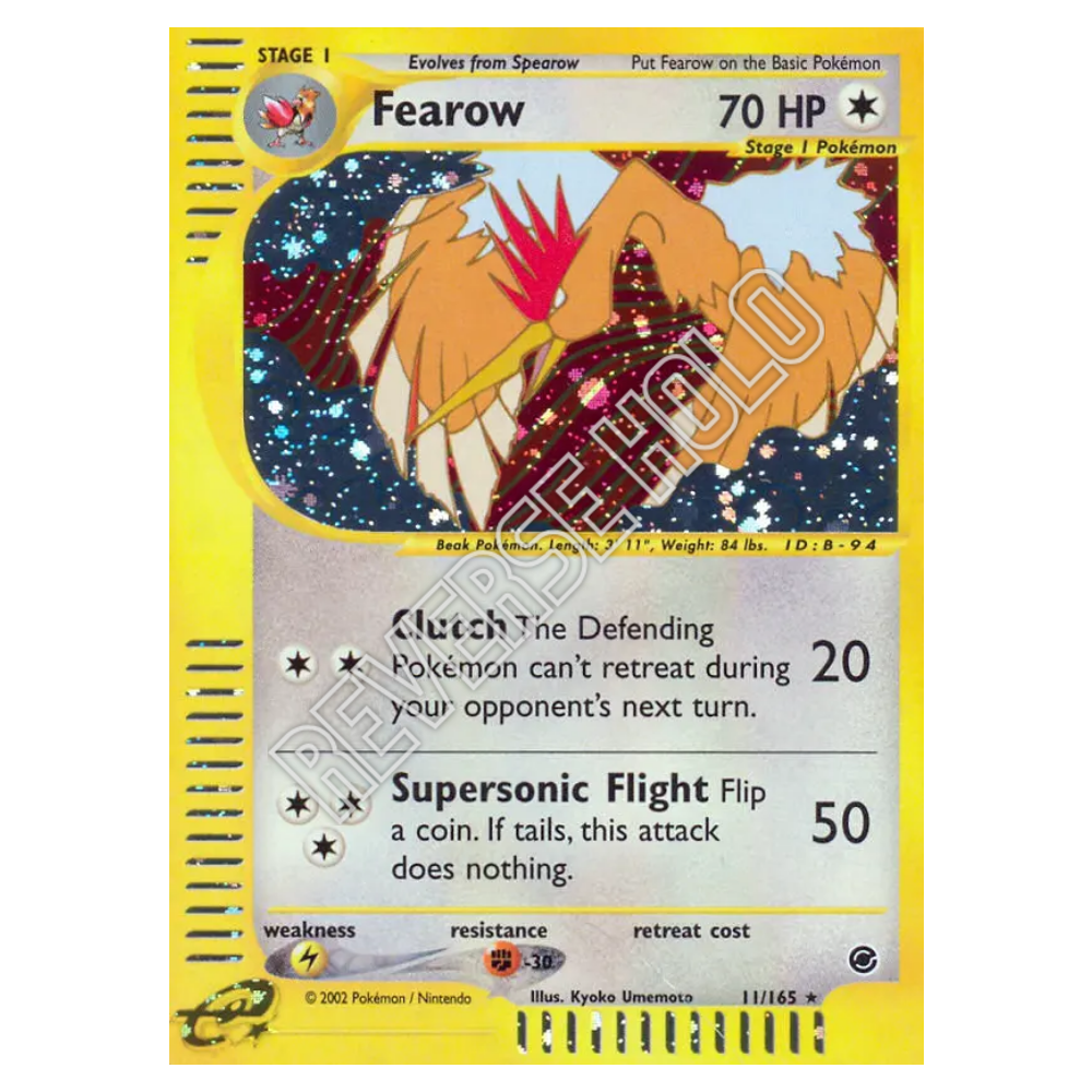 Fearow #11 Expedition Base Set Reverse Holo (PL)