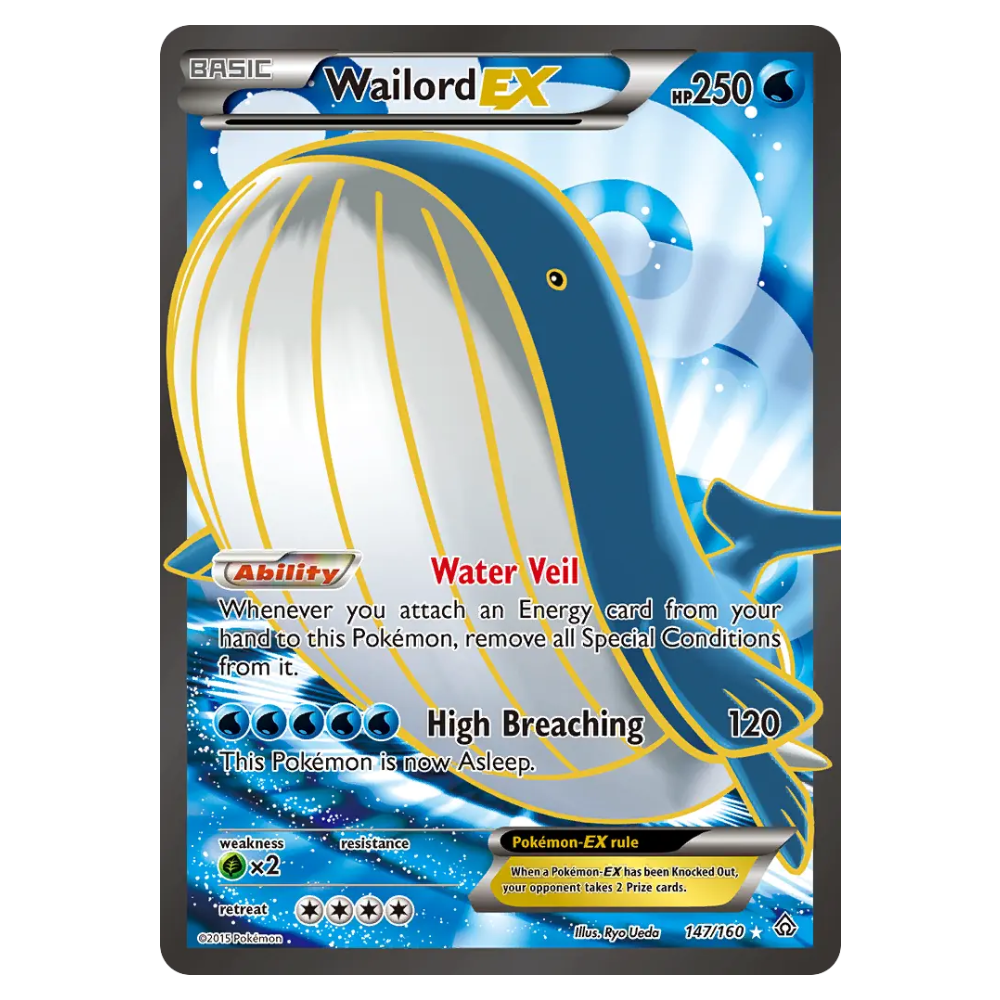 Wailord-EX #147 Primal Clash (LP)