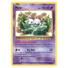Mew #53 Evolutions Holo (GOOD)