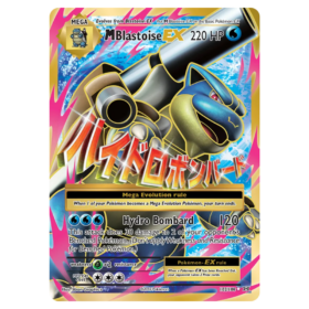 M Blastoise-EX #102 Evolutions (EXC+)