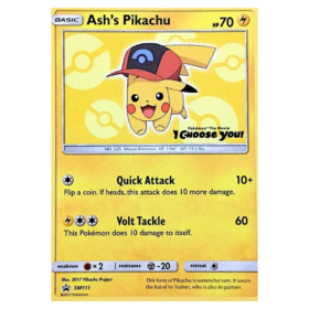 Ash's Pikachu #SM111 SM Black Star Promos (PL)