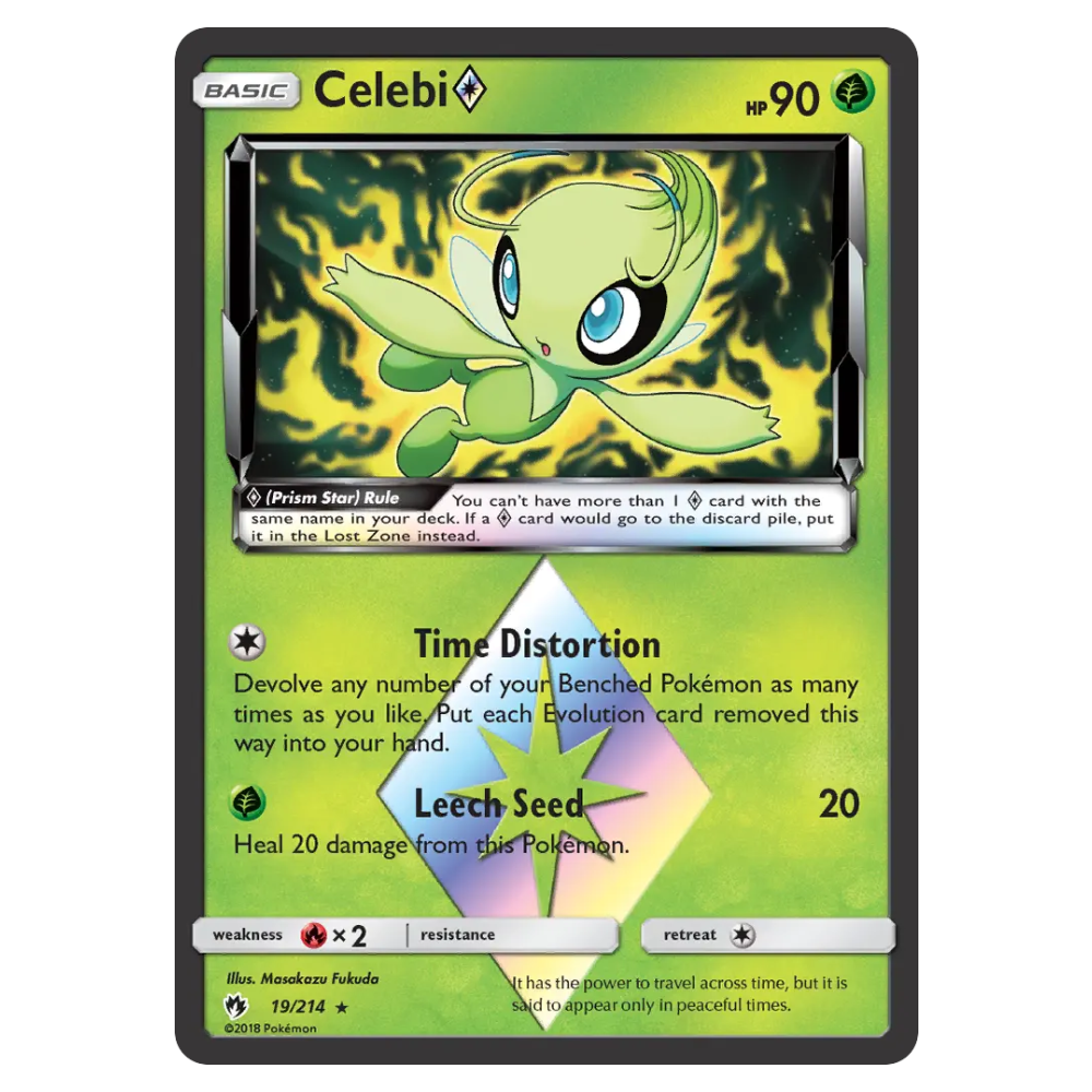 Celebi ◇ #19 Lost Thunder (EXC+)