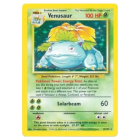 Venusaur #15 Base Holo (HP)