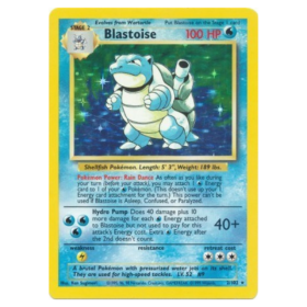 Blastoise #2 Base Holo (LP+)