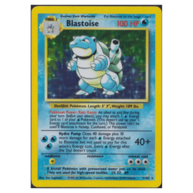 Blastoise #2 Base Holo (LP+)