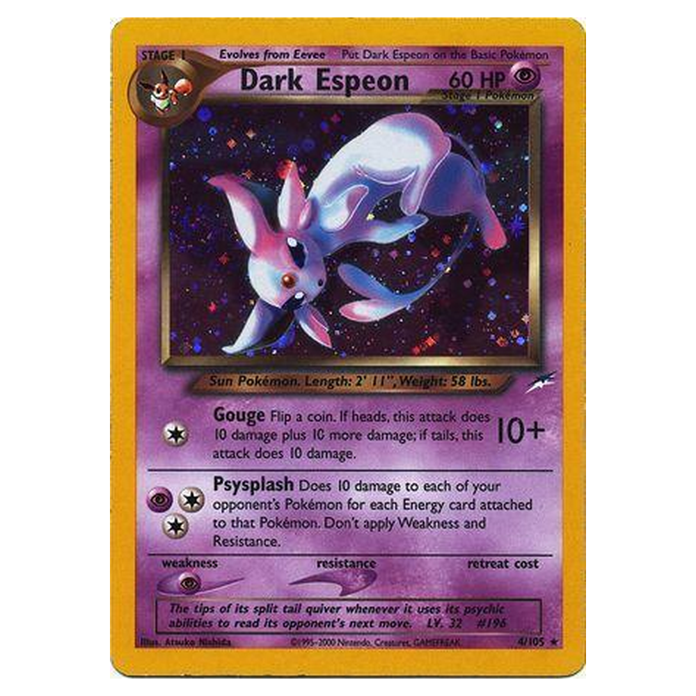 Dark Espeon #4 Neo Destiny Holo (LP)