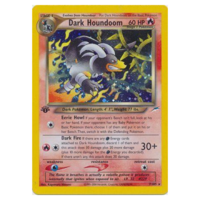 Dark Houndoom #7 Neo Destiny 1st Edition (EXC-)