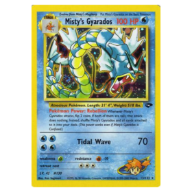 Misty's Gyarados #13 Gym Challenge Holo (POOR)